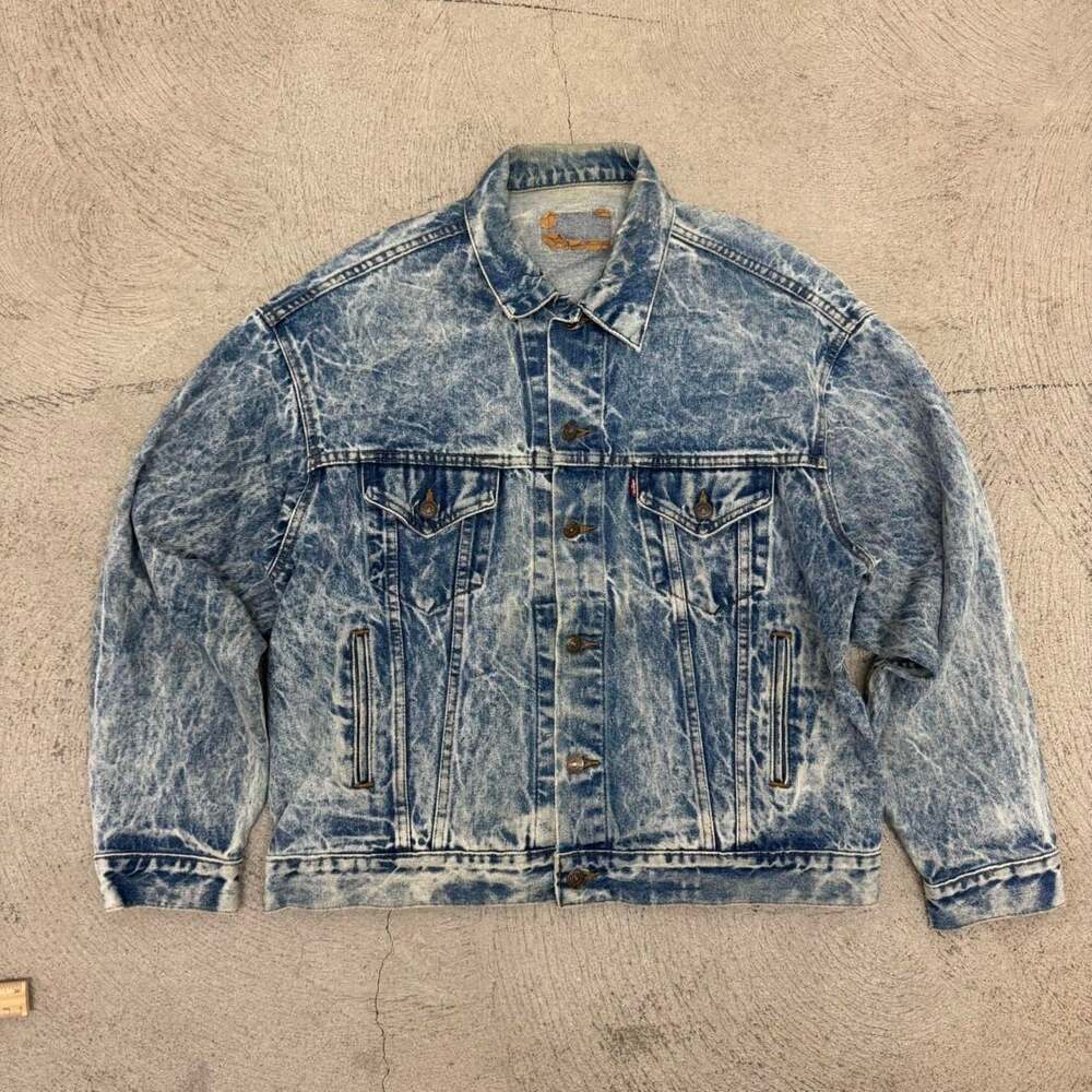 Levi's 70507 Acid Wash Denim Trucker Jacket